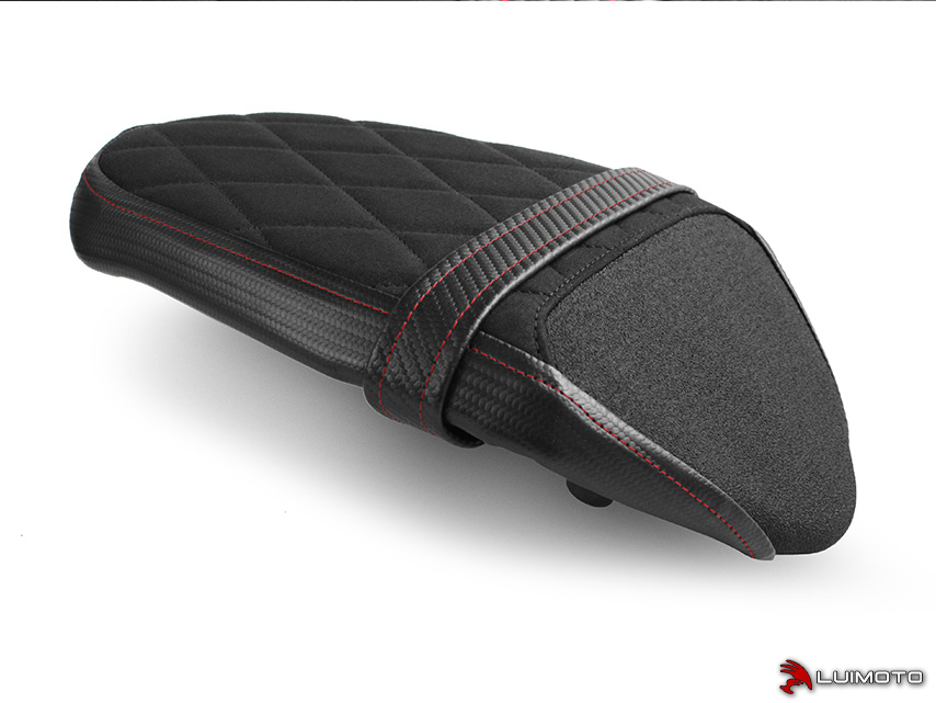 LUIMOTO (DIAMOND) Passenger Seat Cover for the Triumph Street Triple 765 / S / R / RS LUIMOTO (DIAMOND) Passenger Seat Cover for the Triumph Street Triple 765 / S / R / RS